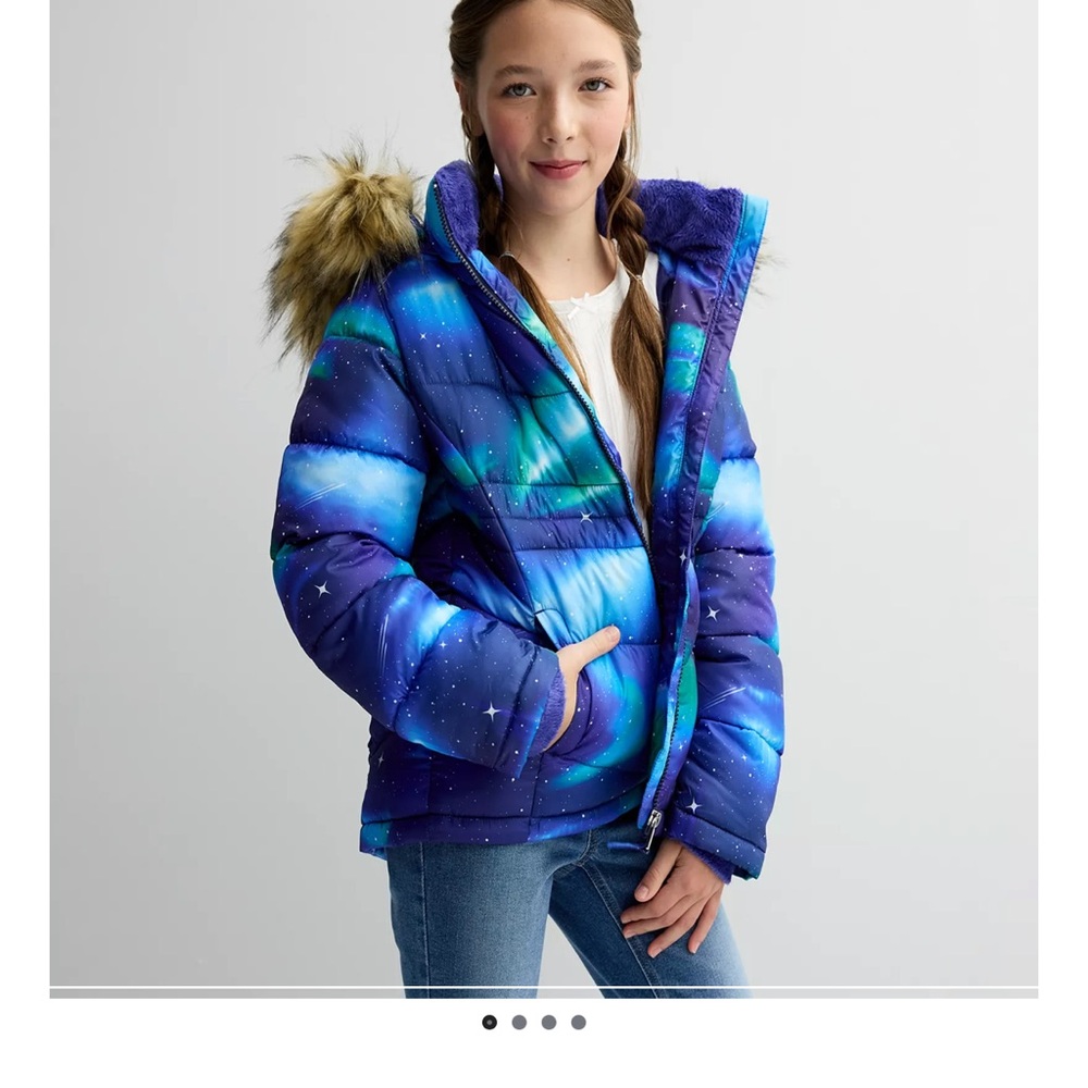 Madden Girl space print Kids Jacket